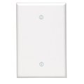 Leviton White 1 gang Thermoset Plastic Blank Wall Plate 88114-000